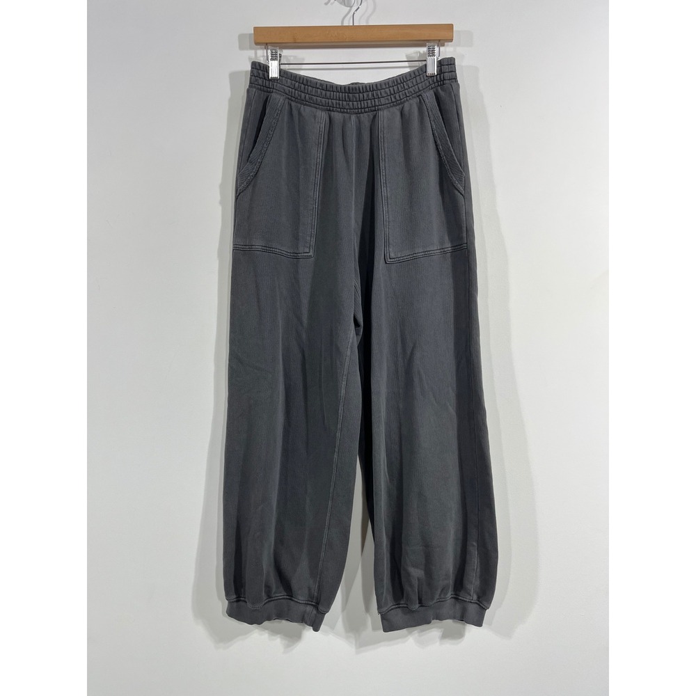 Aerie Baggie Sporty Athleisure Streetwear Boho Wide Leg Sweatpants Small Ribbed